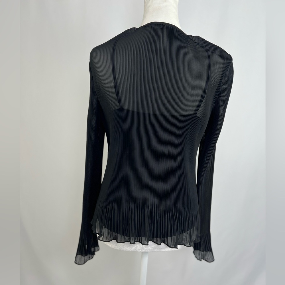 NEW / madewell Pleated Flare-Sleeve Top - Picture 5 of 7